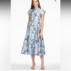new Sachin and Babi MARTINE DRESS - SKY BLUE STAR LILLIES